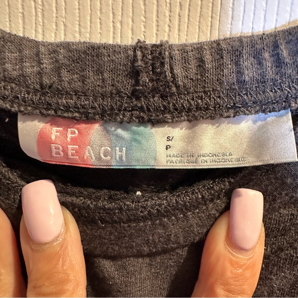 Free People Beach Gray High-Low Maxi Skirt - Picture 3 of 5
